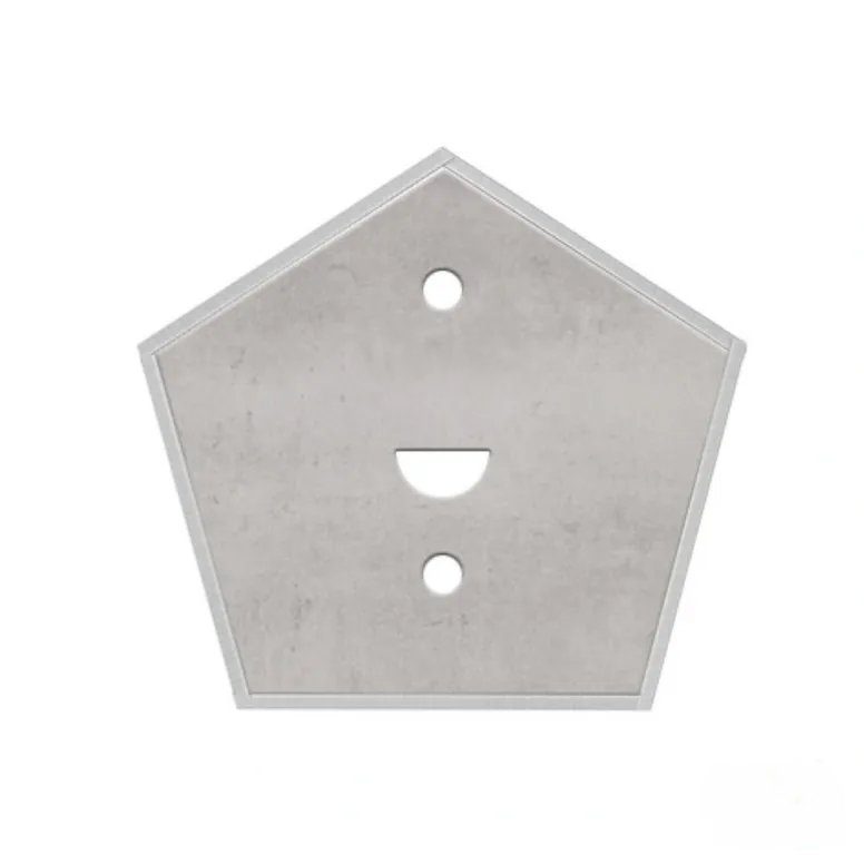 Navaja pentagonal de cerámica sólida